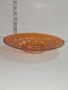 Antique Northwood Marigold Three Fruits carnival glass plate.