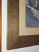 Russell May Print Loretta Lynn’s “Butcher Holler Home” - framed with rustic wood