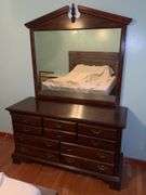 Dresser with mirror