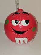 Vintage M&M Cookie /Candy Jars - Red