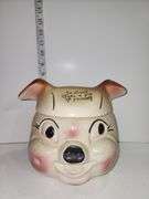 "Go ahead make a pig of yourself " cookie jar