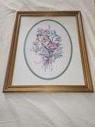 Vintage floral framed prints