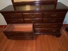 Dresser with mirror