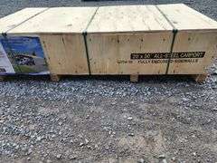 20'×30' All Steel Carport with Enclosed 10' Sidewalls