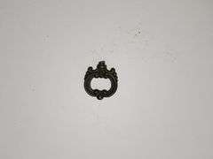 Brass lamp with Hurricane style lamp shade - electric