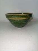 Green crock bowl