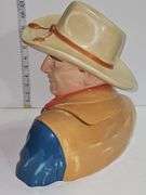 John Wayne bust cookie jar
