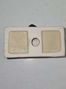 Vintage Franciscan "Apple" pattern butter dish & unnamed salt and pepper shakers, and napkin holder.