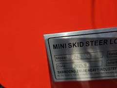 ZJG Mini Skid Steer Track Loader