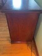 Vintage wooden display cabinet