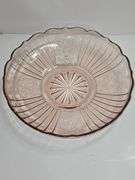 Anchor Hocking Mayfair Open Rose Pink Depression Glass bowl