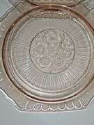 Rose Pink Depression Glass Plates