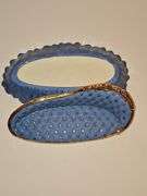 Vintage 1950s Ceramic Chaise Lounge Trinket Dish
