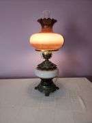 Vintage hurricane lamp