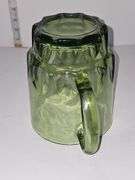 Vintage Hazel Atlas Midsized Avocado Green Glass Pitcher