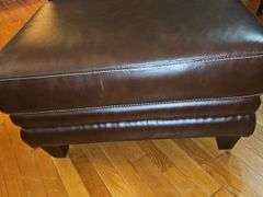 Lazy Boy leather chair & ottoman