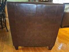 Lazy Boy leather chair & ottoman