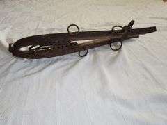 Antique wooden horse hames