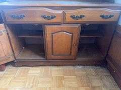 Wooden china cabinet