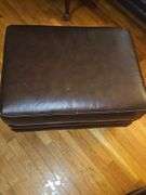 Lazy Boy leather chair & ottoman