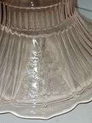 Vintage Anchor Hocking Mayfair "Open Rose" pink depression glass serving bowl.