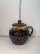 Stoneware cookie jar