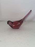 Vintage FENTON Glass Happiness Bird in Light Pink