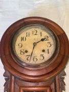 Vintage oak wall clock
