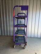 4 Tier Shelf Cart on Rollers