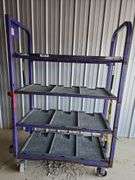 4 Tier Shelf Cart on Rollers