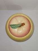 Vintage 1940's ceramic McCoy Apple Cookie Jar