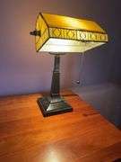 Tiffany Style Bankers Lamp