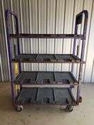 4 Tier Shelf Cart on Rollers