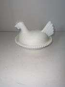 Vintage Indiana Glass "Hen on a Nest"