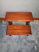 Wooden step stool
