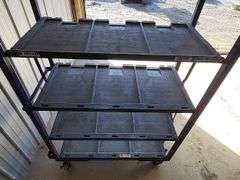 4 Tier Shelf Cart on Rollers