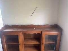 Wooden china cabinet