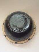 Vintage stoneware mixing bowl - made in USA on bottom