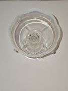 Jefferson Swag with Brackets White Opalescent Novelty Footed Jelly Compote