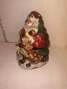 Guitar Playing Santa Claus Cookie Jar
