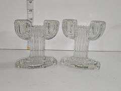 Vintage Anchor Hocking candle holders