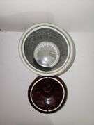 Vintage McCoy "Cookie Jug" cookie jar.