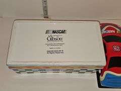 Vintage NASCAR #63 Ceramic Race Car Racecar Cookie Jar by Gibson 2002