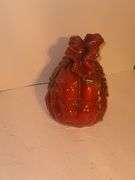 International Bazaar HandBag Satchel Purse Style Ceramic Cookie Jar Canister Red