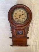 Vintage oak wall clock
