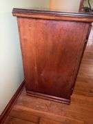 Vintage wooden display cabinet