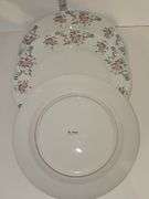 Porcelain dishes with rose design