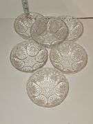 Vintage Medallion Clear 4" Glass Bowl