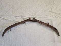 Antique wooden horse hames