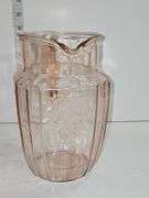 Vintage Anchor Hocking Mayfair "Open Rose" Pink Depression Glass Pitcher